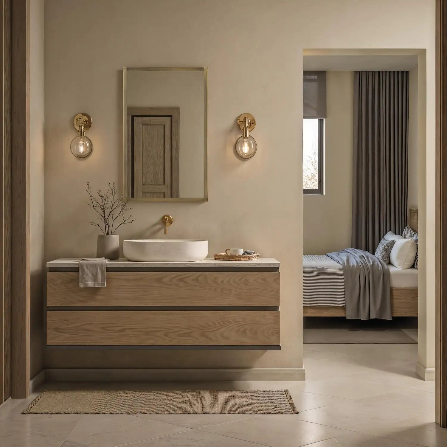 RENWIL KHAYA WALL MIRROR YELLOW - Mirrors