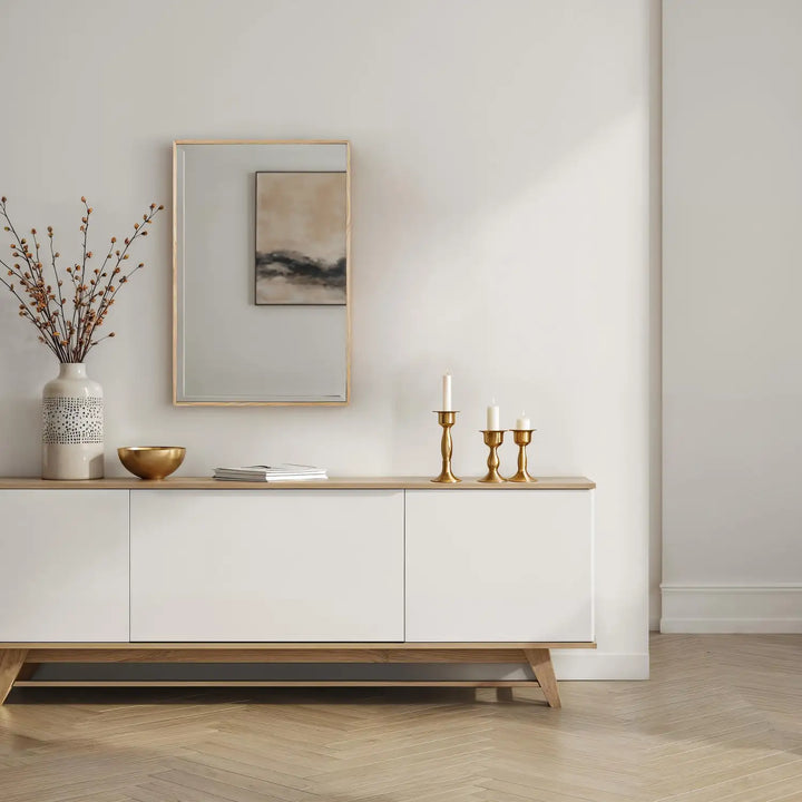 RENWIL GREYSON WALL MIRROR BEIGE - Mirrors
