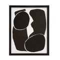 UTTERMOST, FIELDS FRAMED ABSTRACT CANVAS, ART