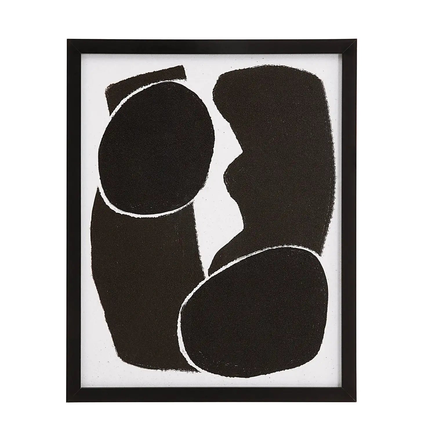 UTTERMOST, FIELDS FRAMED ABSTRACT CANVAS, ART