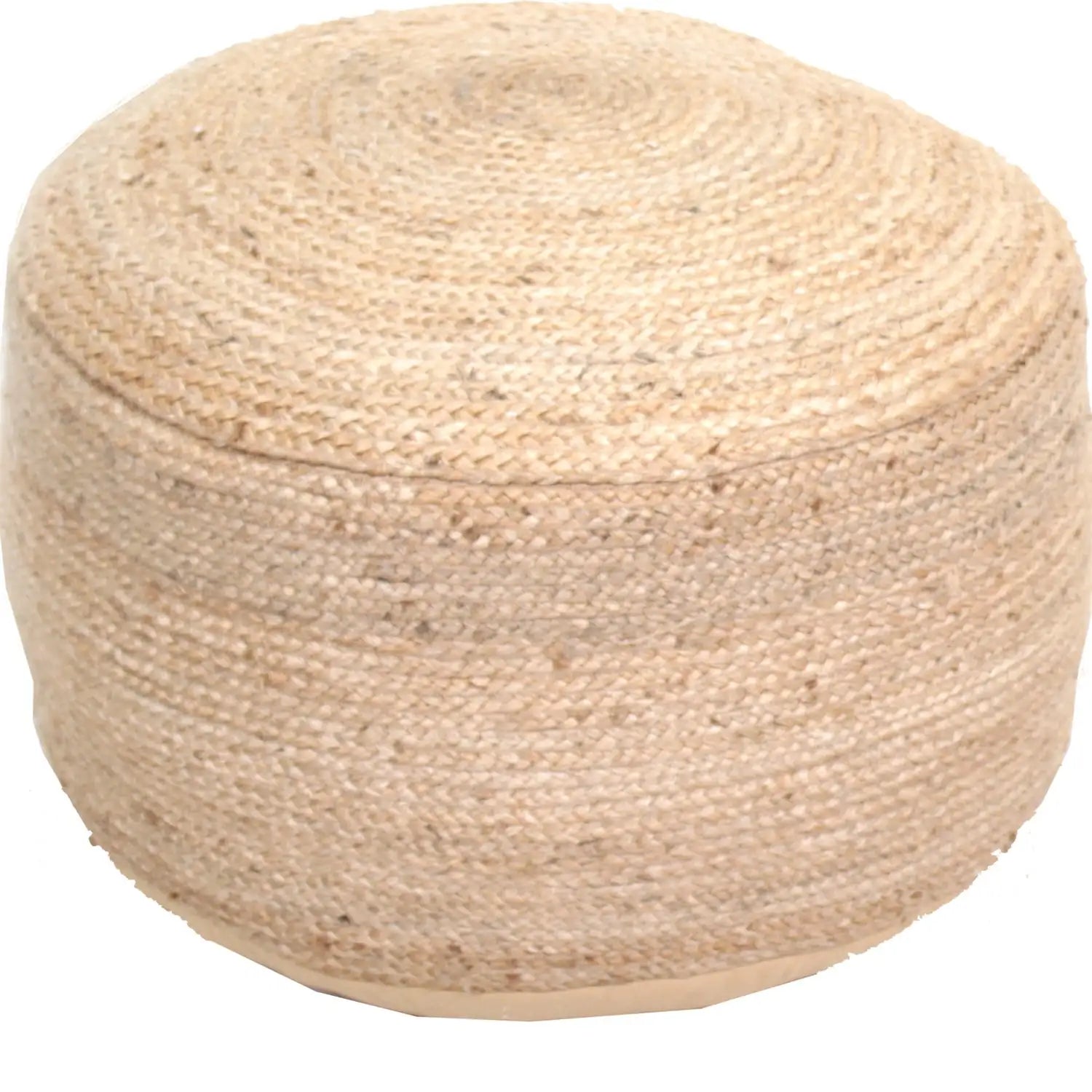RENWIL CLENDON INDOOR HEMP POUF - Benches, Ottoman, Stools