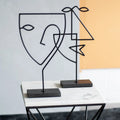 RENWIL POSIE INDOOR IRON STATUE MATTE - Decorative Accents