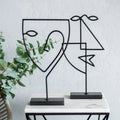 RENWIL POSIE INDOOR IRON STATUE MATTE - Decorative Accents
