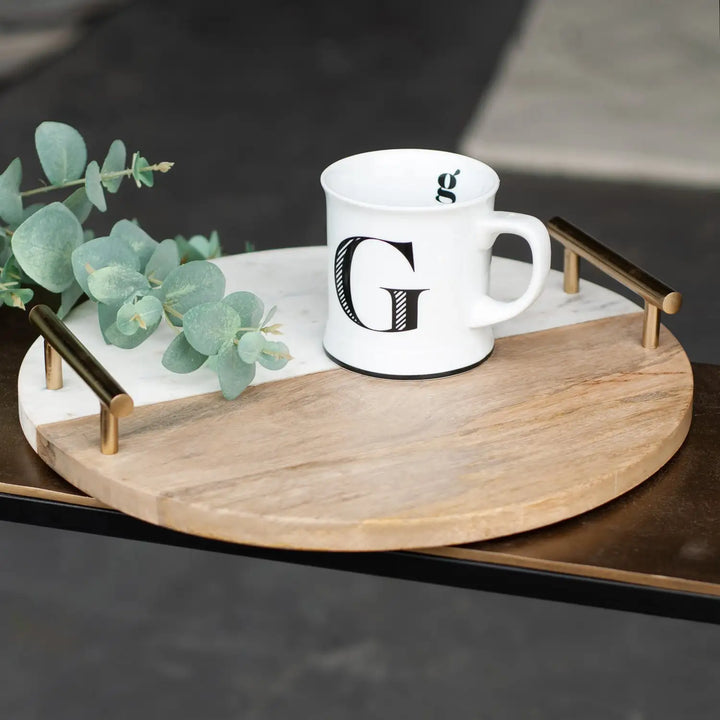 RENWIL DINOVA INDOOR MANGO WOOD TRAY ANTIQUE - Decorative Accents