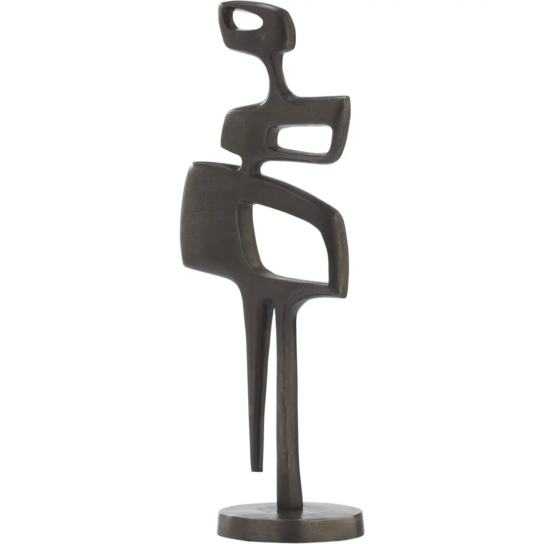 RENWIL PACINO INDOOR ALUMINUM STATUE ANTIQUE NICKEL - Decorative Accents