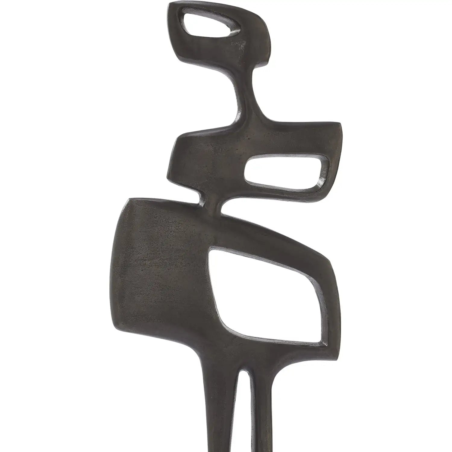 RENWIL PACINO INDOOR ALUMINUM STATUE ANTIQUE NICKEL - Decorative Accents