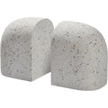 RENWIL BRUNO INDOOR TERRAZZO BOOKENDS SPECKLED - Decorative Accents