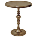 RENWIL ROMINA INDOOR ALUMINUM TABLE ANTIQUE - Side