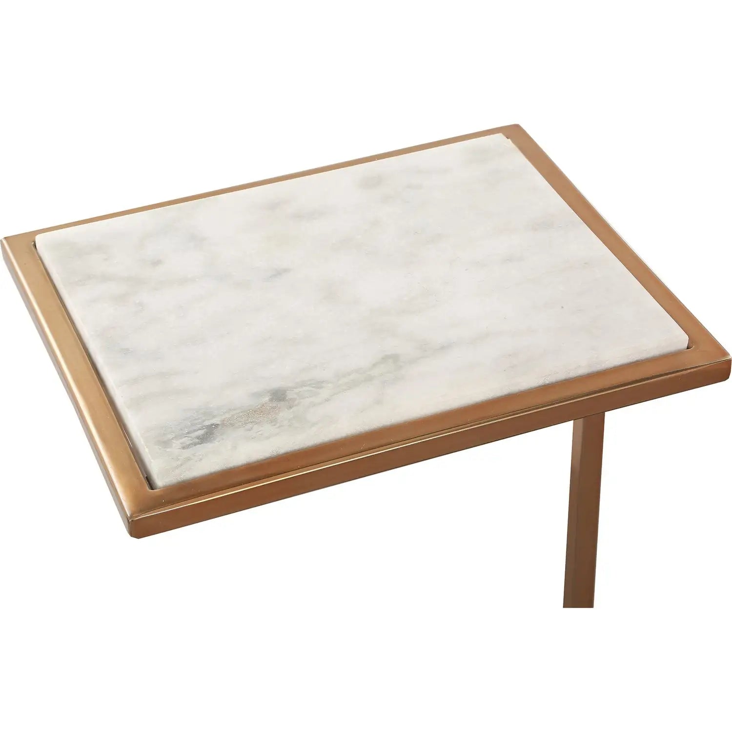 RENWIL DELMA INDOOR STEEL TABLE - Side