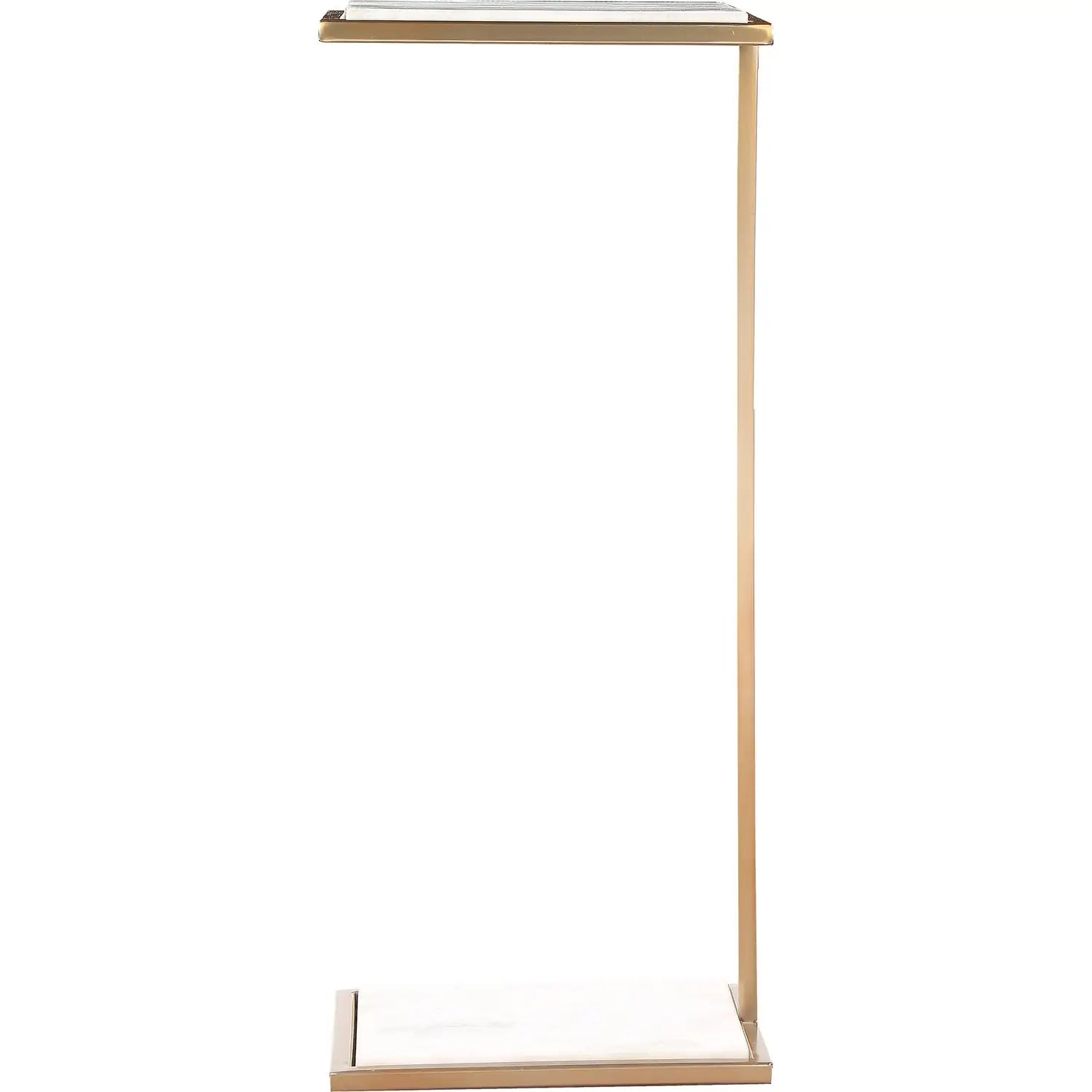 RENWIL DELMA INDOOR STEEL TABLE - Side