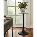 RENWIL MORTAIN INDOOR ALUMINUM TABLE - Side