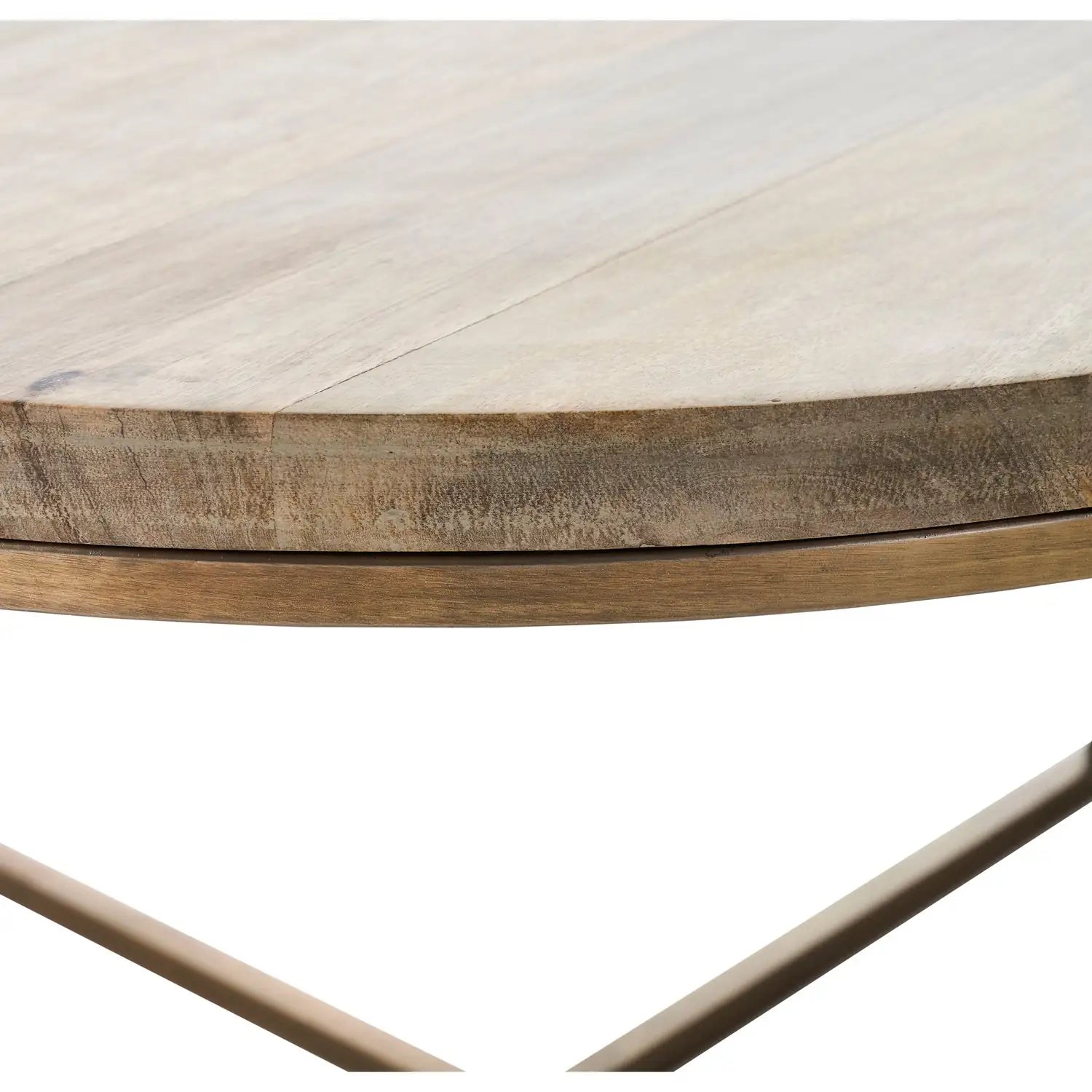 RENWIL LIANA INDOOR MANGO WOOD TABLE ANTIQUE - Side