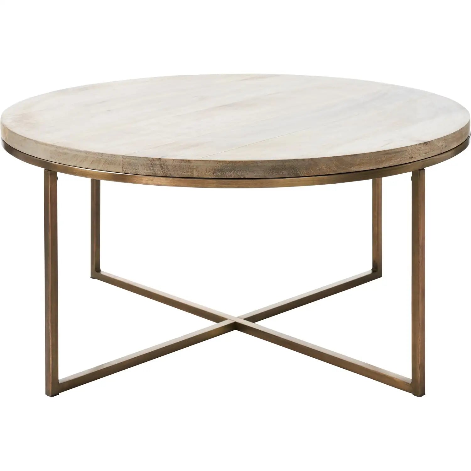 RENWIL LIANA INDOOR MANGO WOOD TABLE ANTIQUE - Side