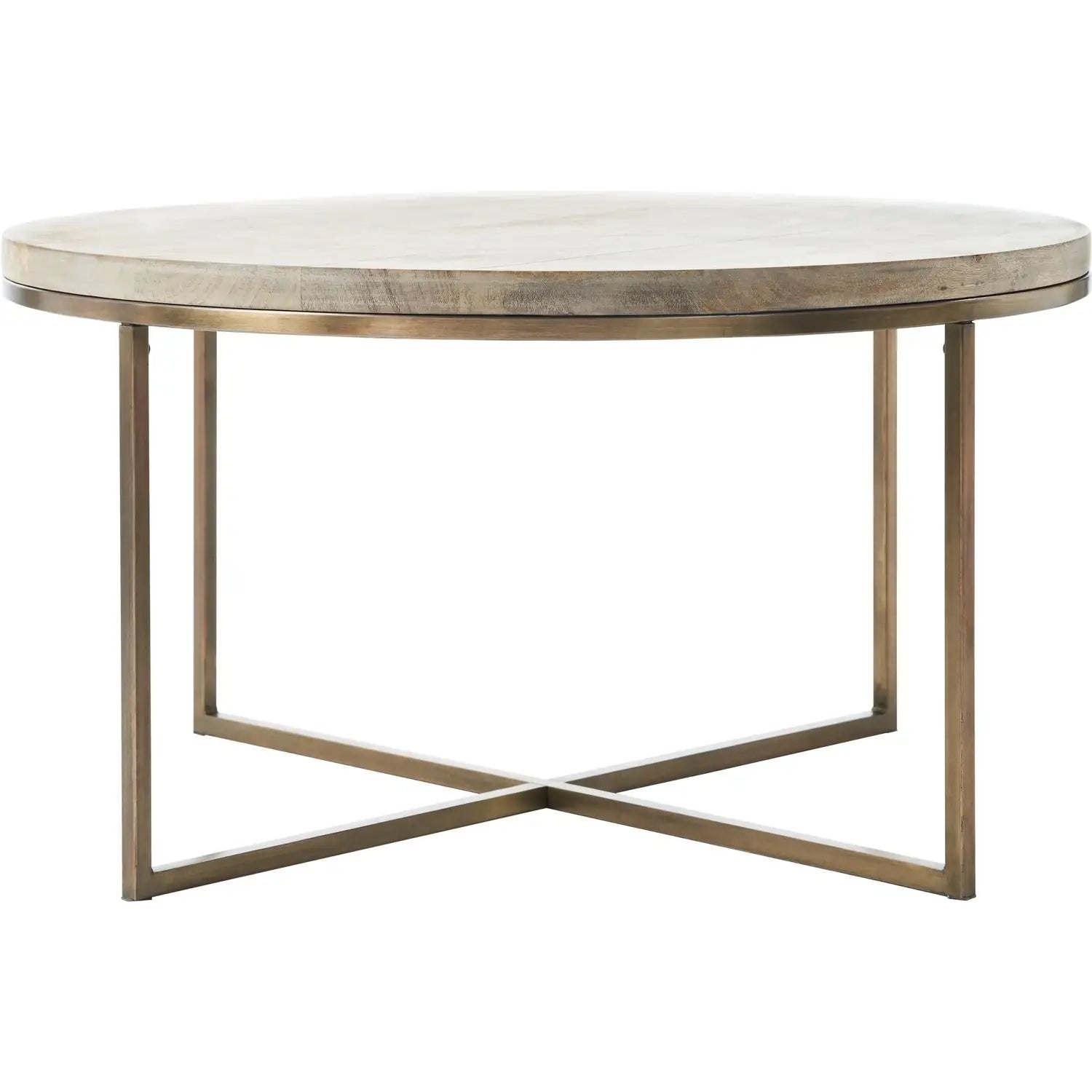 RENWIL LIANA INDOOR MANGO WOOD TABLE ANTIQUE - Side