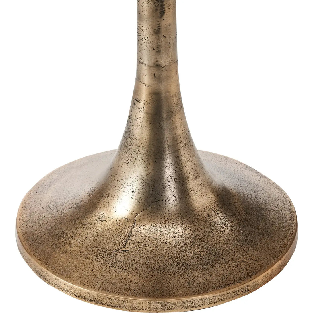 RENWIL AMALYA INDOOR ALUMINUM TABLE ANTIQUE - Side