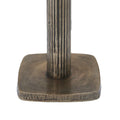 RENWIL ALLARD INDOOR CAST ALUMINUM SIDE TABLE ANTIQUE - Side