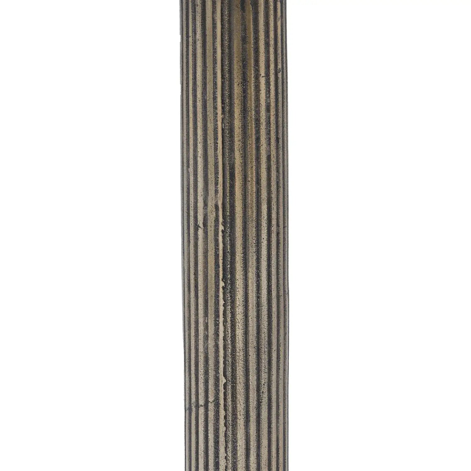 RENWIL ALLARD INDOOR CAST ALUMINUM SIDE TABLE ANTIQUE - Side
