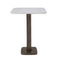 RENWIL ALLARD INDOOR CAST ALUMINUM SIDE TABLE ANTIQUE - Side