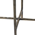 RENWIL PEARSON INDOOR CAST ALUMINUM SIDE TABLE ANTIQUE - Side