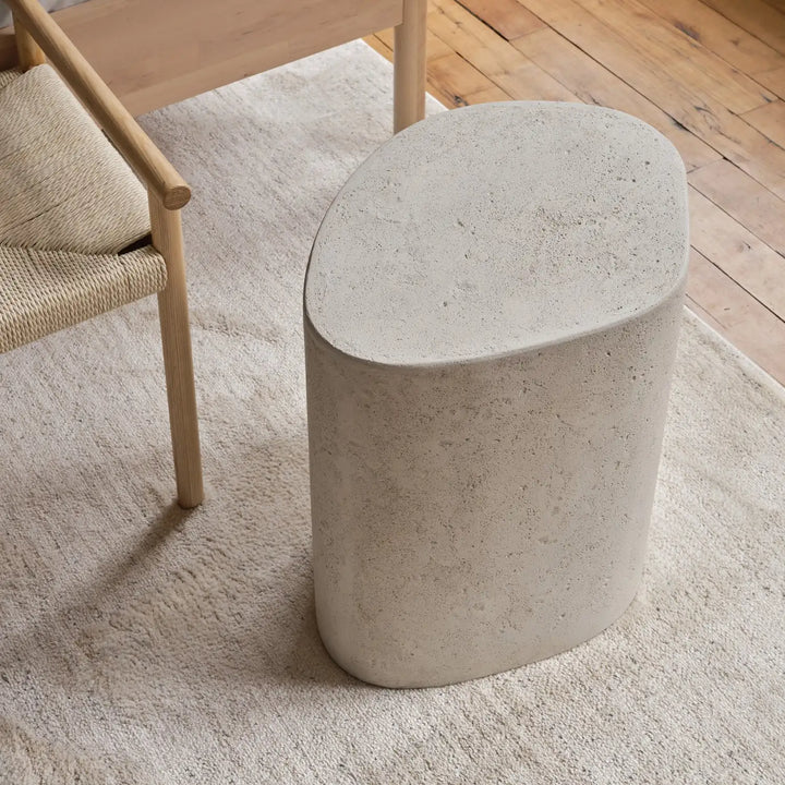 RENWIL GHENT INDOOR VOLCANIC TABLE - Side