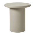 RENWIL RIYA HEIGHT TABLE BEIGE - Side