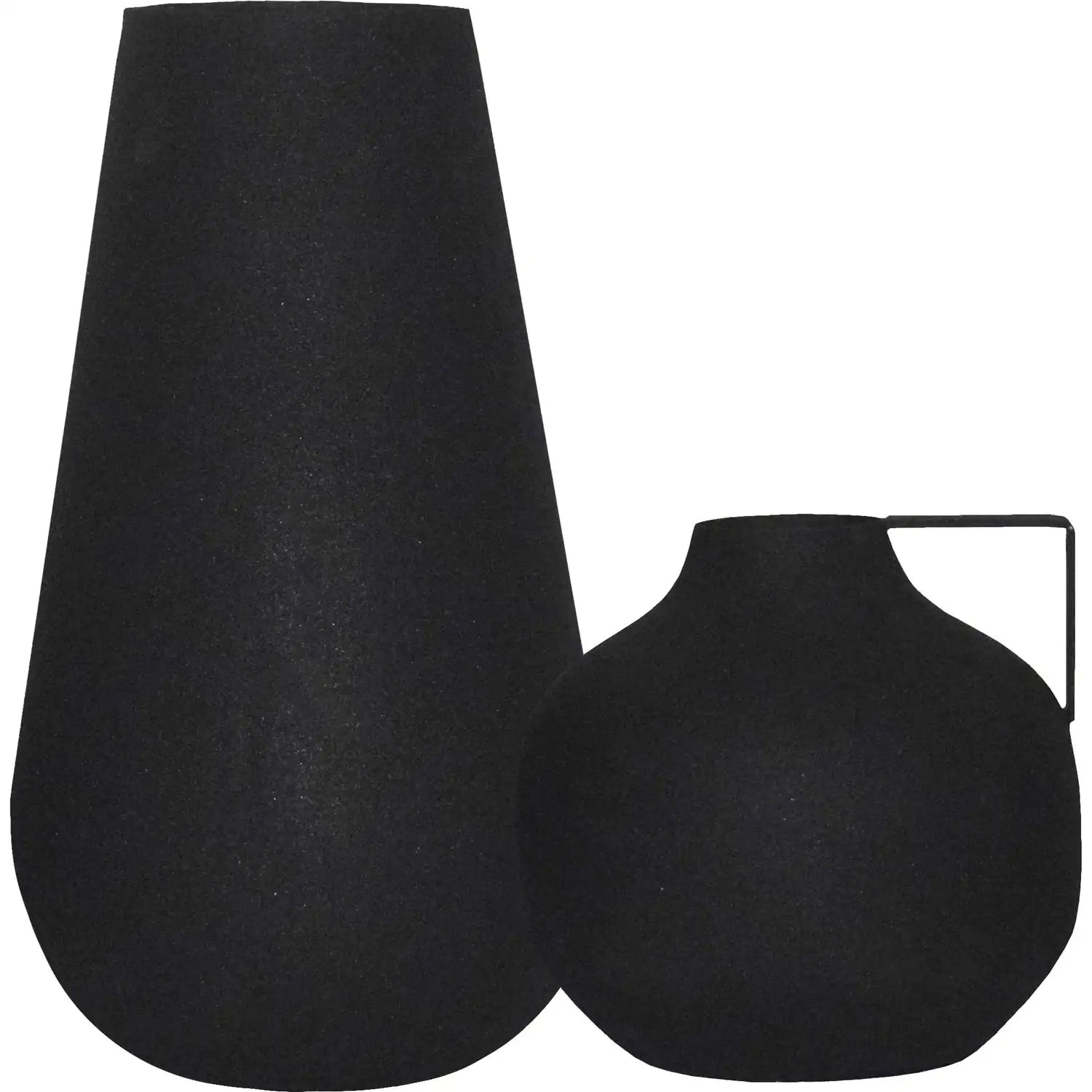 RENWIL ROOVE INDOOR IRON VASE MATTE - Decorative Accents