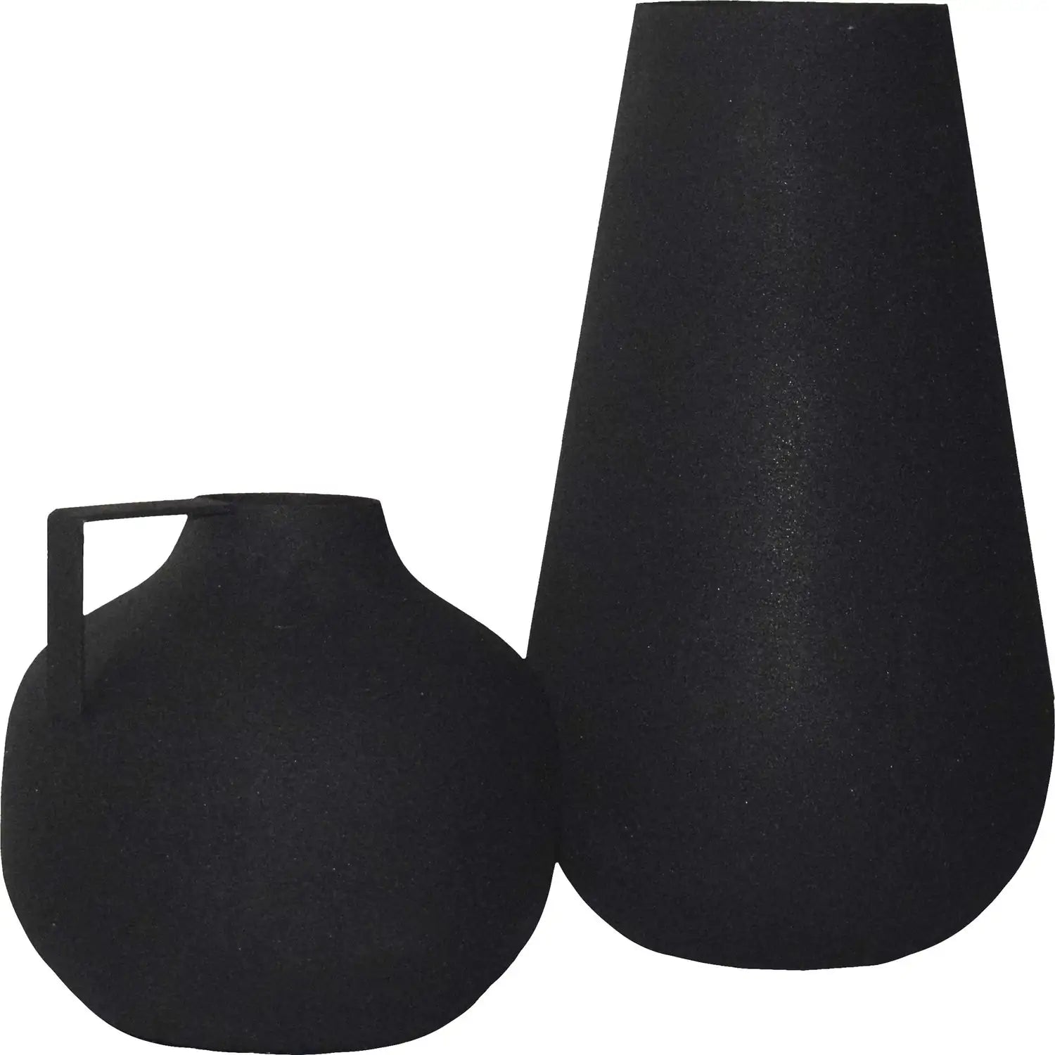 RENWIL ROOVE INDOOR IRON VASE MATTE - Decorative Accents