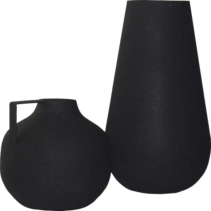 RENWIL ROOVE INDOOR IRON VASE MATTE - Decorative Accents
