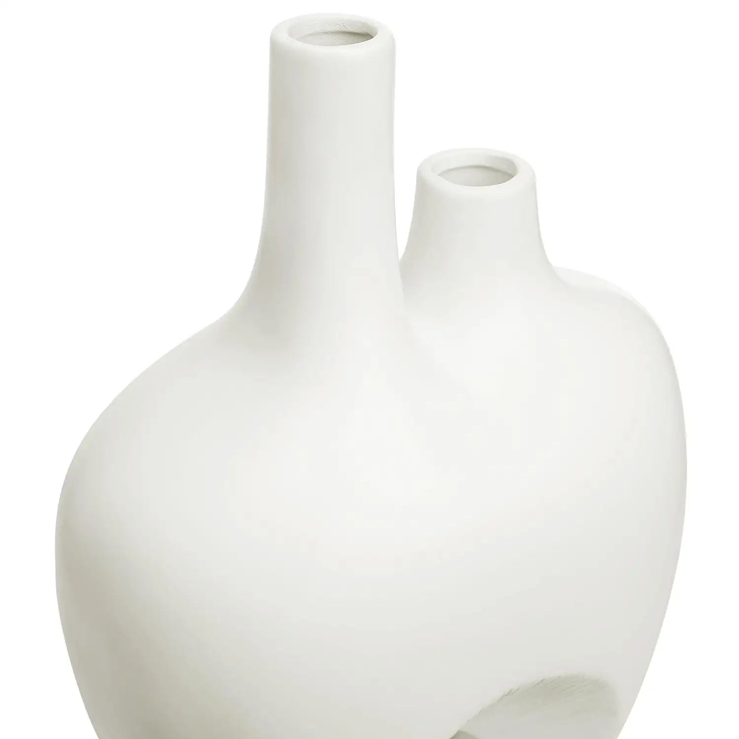 RENWIL PIONEER INDOOR CERAMIC VASE OFF-WHITE - Decorative Accents