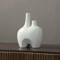 RENWIL PIONEER INDOOR CERAMIC VASE OFF-WHITE - Decorative Accents