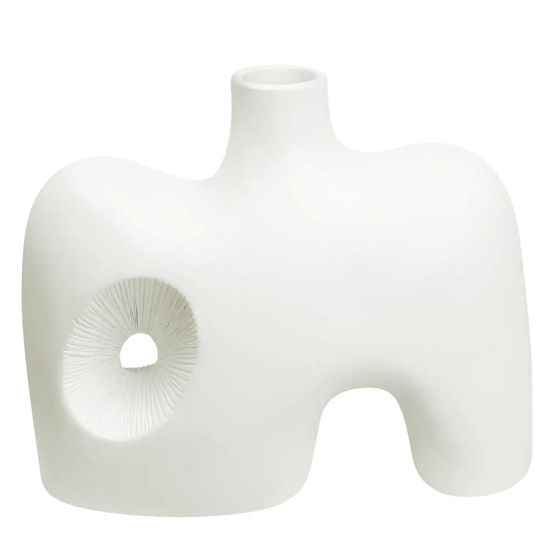 RENWIL MARINER INDOOR CERAMIC VASE OFF-WHITE - Decorative Accents
