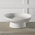 RENWIL MALABO INDOOR PORCELAIN CERAMIC BOWL MATTE OFF-WHITE - Decorative Accents