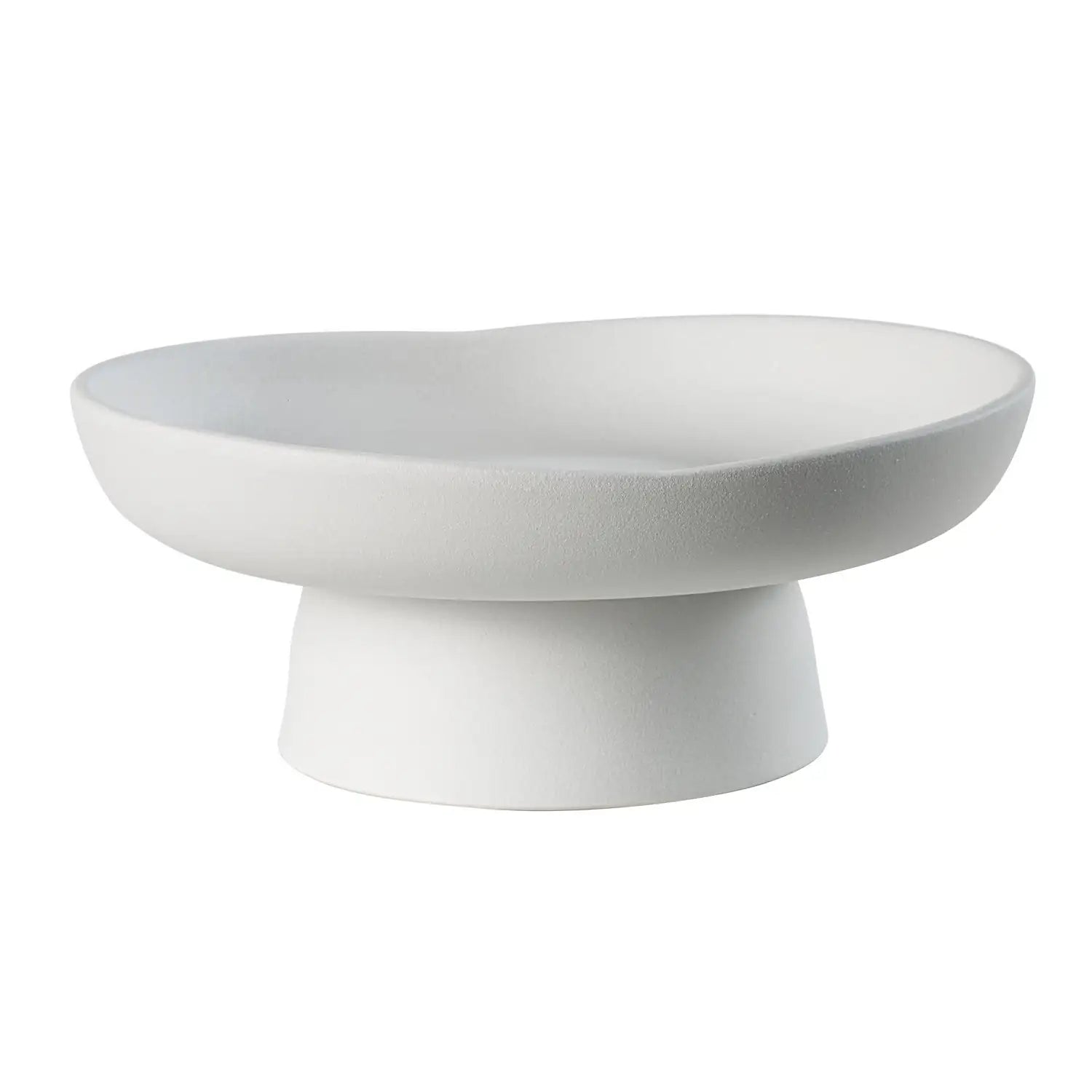 RENWIL MALABO INDOOR PORCELAIN CERAMIC BOWL MATTE OFF-WHITE - Decorative Accents