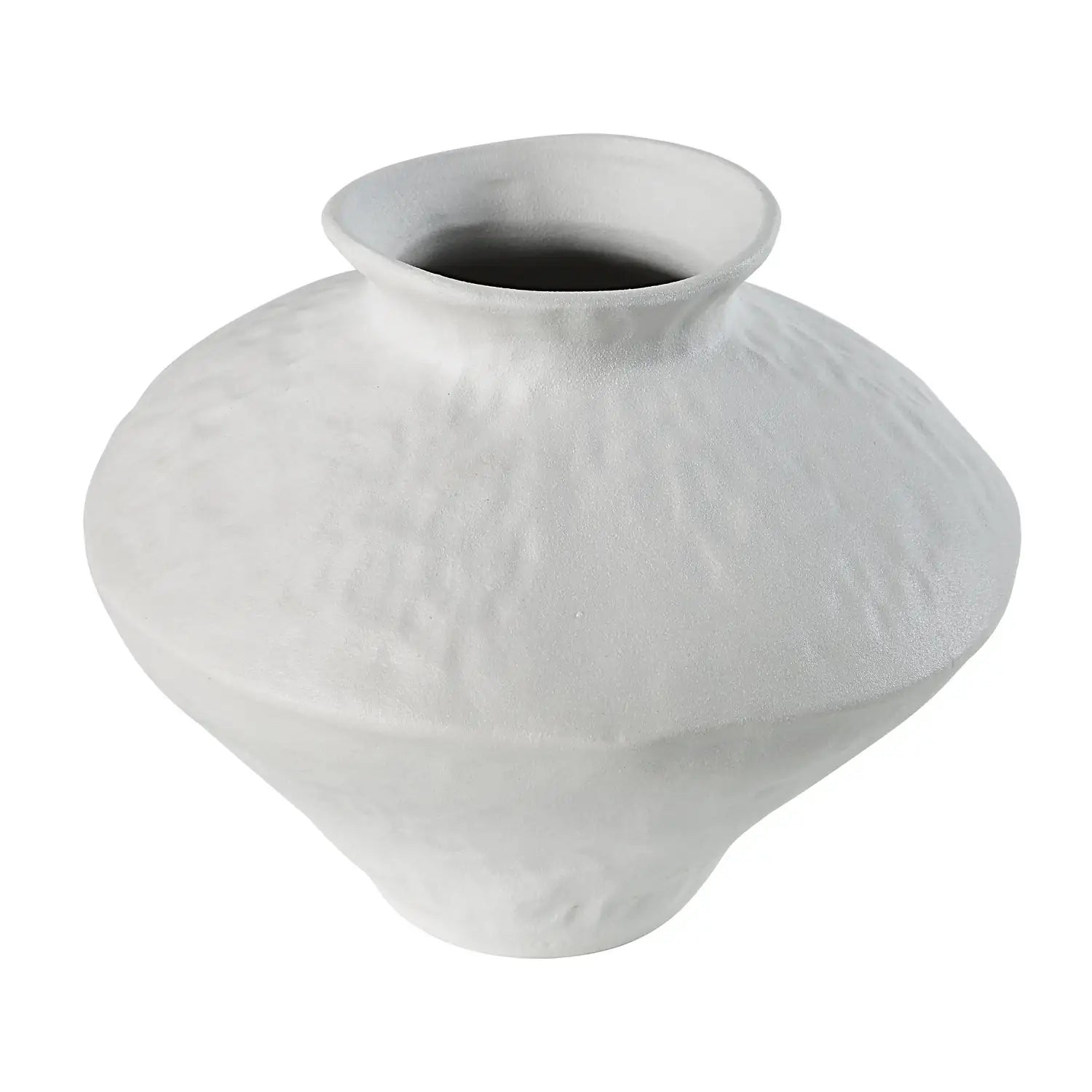 RENWIL MILLS INDOOR PORCELAIN CERAMIC VASE MATTE OFF-WHITE - Decorative Accents