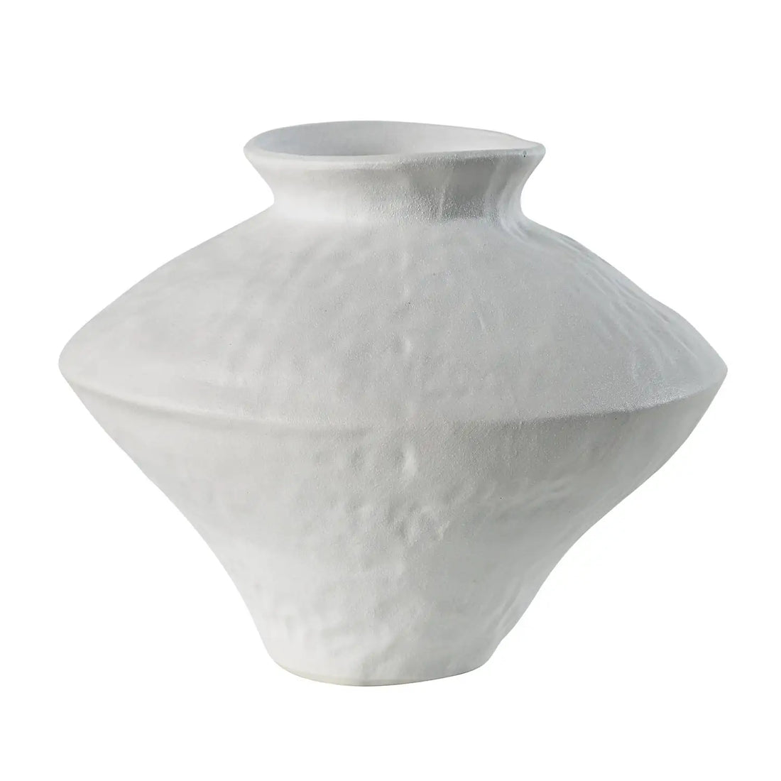 RENWIL MILLS INDOOR PORCELAIN CERAMIC VASE MATTE OFF-WHITE - Decorative Accents