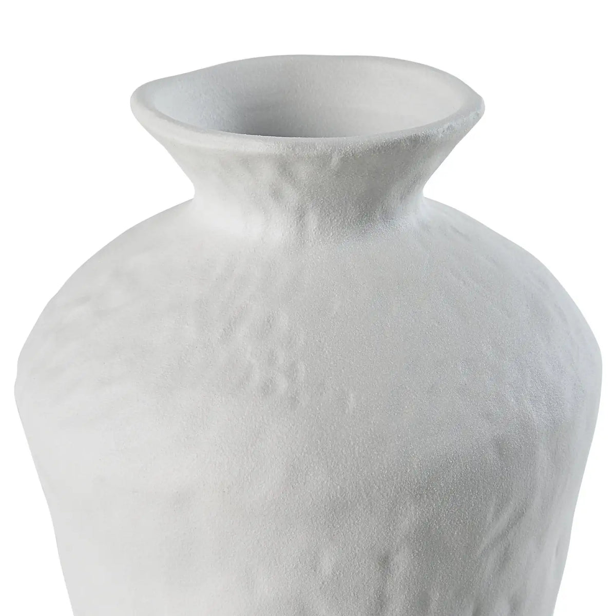 RENWIL Melton Indoor Porcelain Ceramic Vase Matte Off-White - Decorative Accents