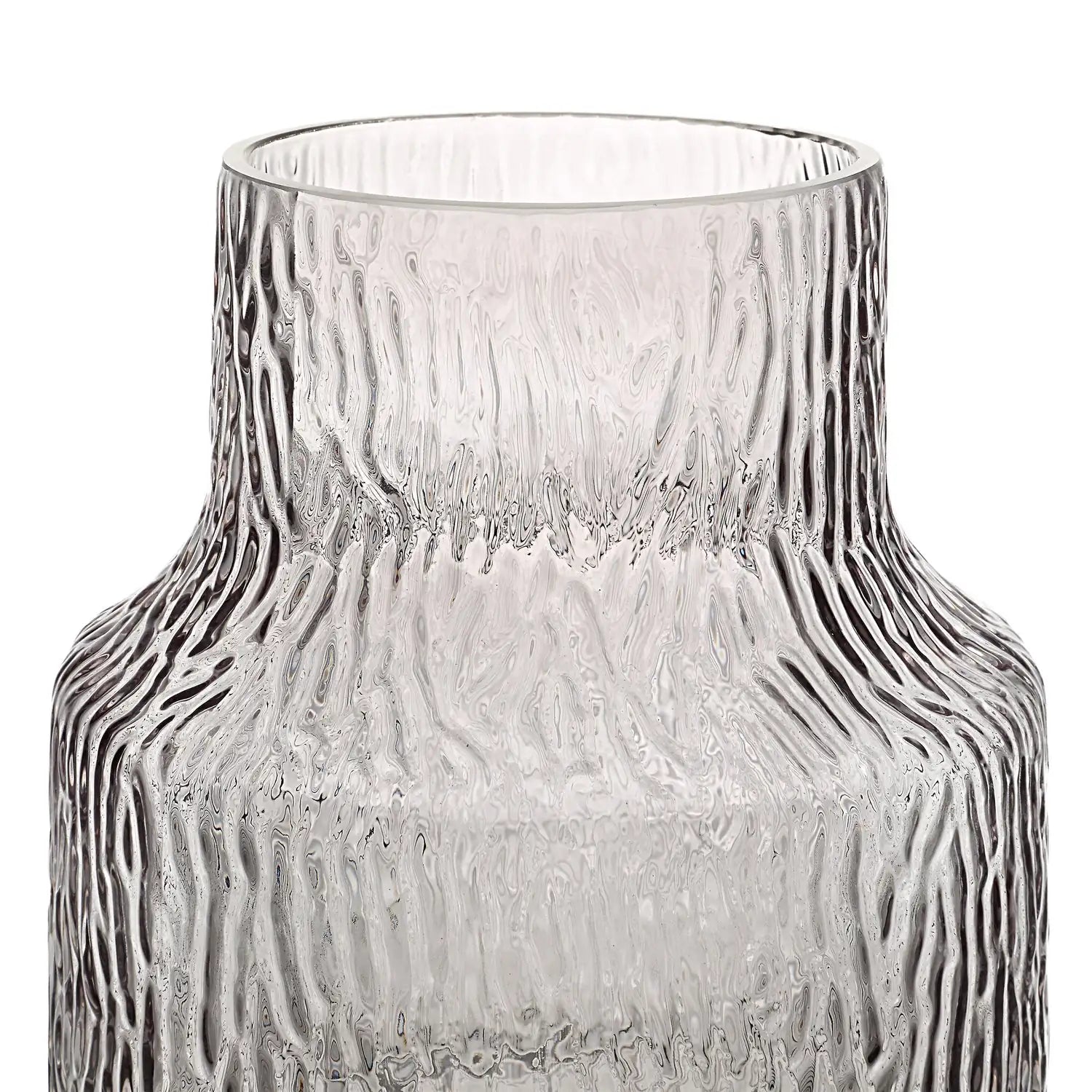 RENWIL HYACINTH INDOOR MOUTH BLOWN GLASS GLASS VASE TEXTURE - Decorative Accents