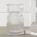 RENWIL GLADYS INDOOR MOUTH BLOWN GLASS GLASS VASE FLUTED - Decorative Accents