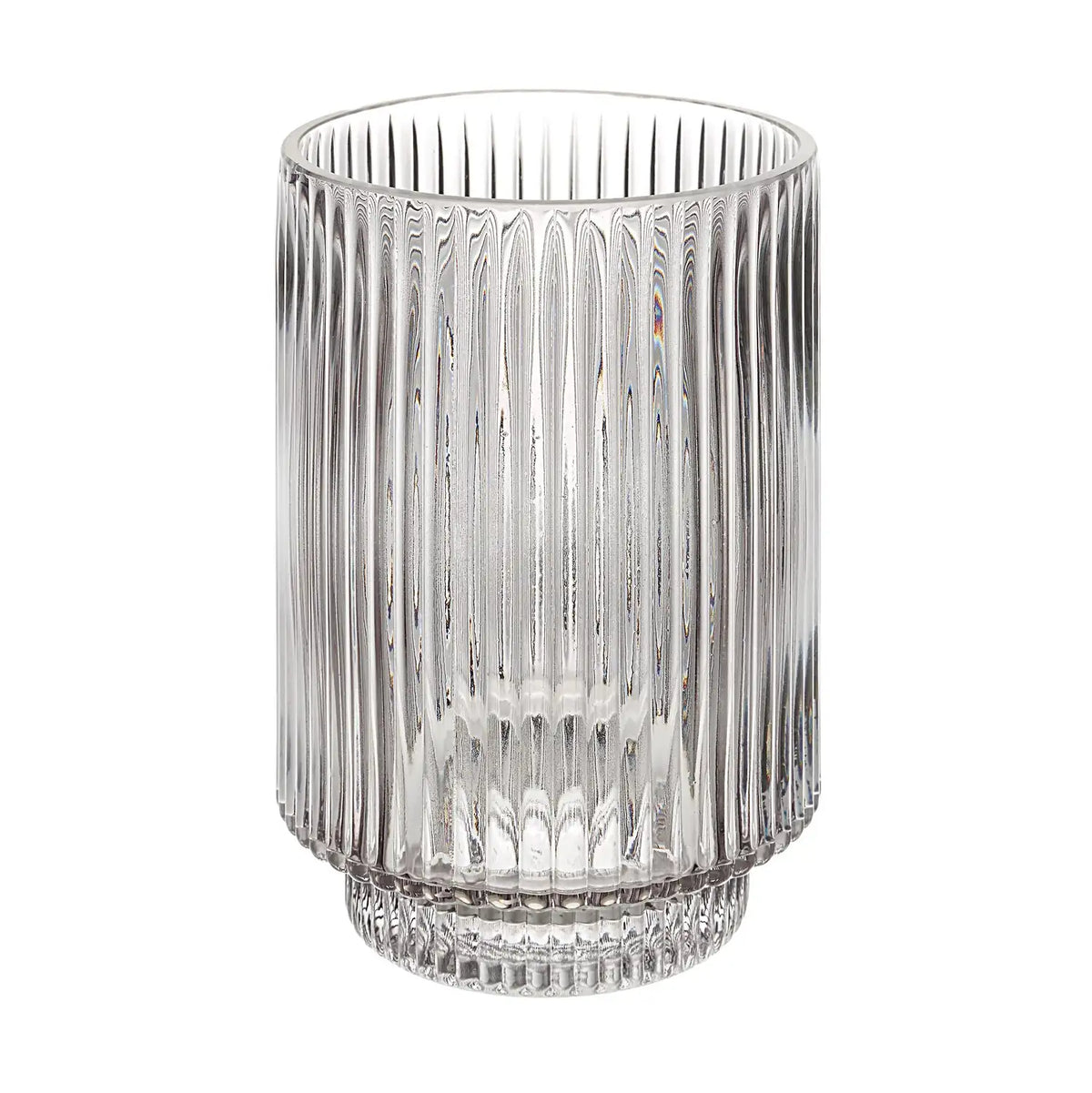 RENWIL AMIENS INDOOR MOUTH BLOWN GLASS GLASS VASE FLUTED - Decorative Accents