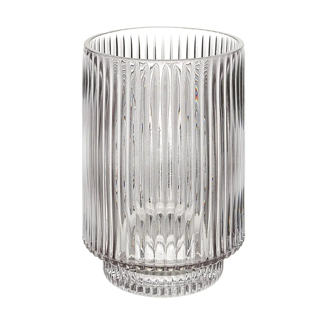 RENWIL AMIENS INDOOR MOUTH BLOWN GLASS GLASS VASE FLUTED - Decorative Accents