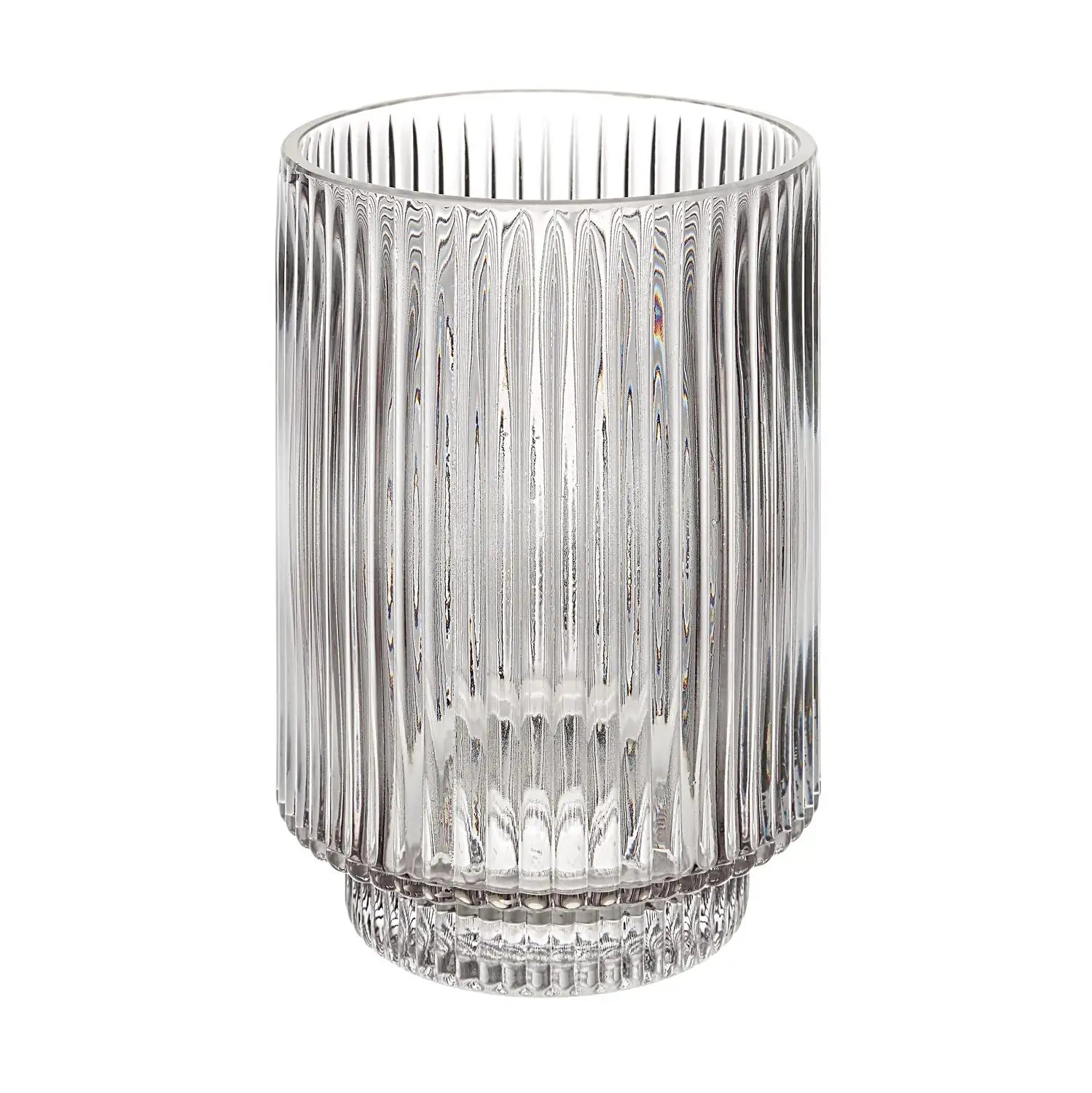 RENWIL AMIENS INDOOR MOUTH BLOWN GLASS GLASS VASE FLUTED - Decorative Accents