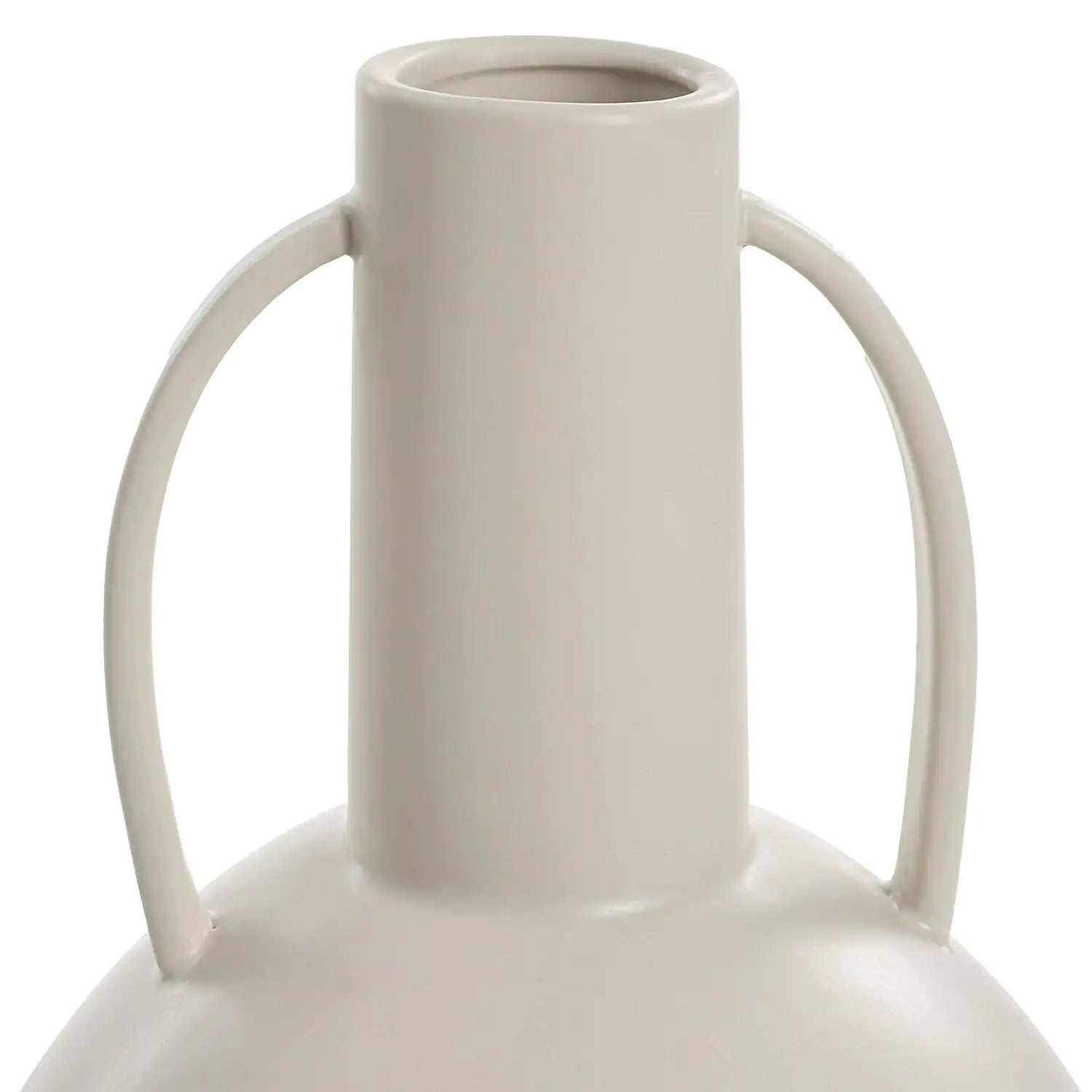 RENWIL CORINTH INDOOR CERAMIC VASE MATTE BEIGE - Decorative Accents