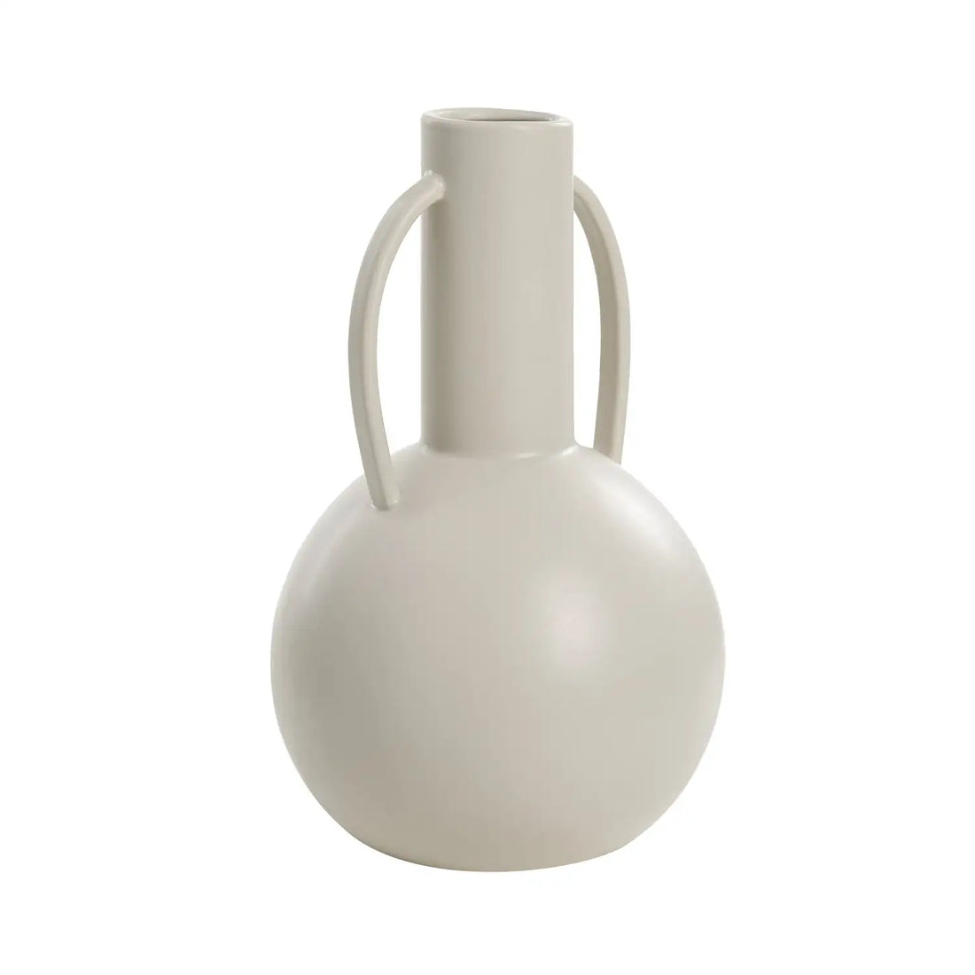 RENWIL CORINTH INDOOR CERAMIC VASE MATTE BEIGE - Decorative Accents
