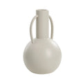 RENWIL CORINTH INDOOR CERAMIC VASE MATTE BEIGE - Decorative Accents