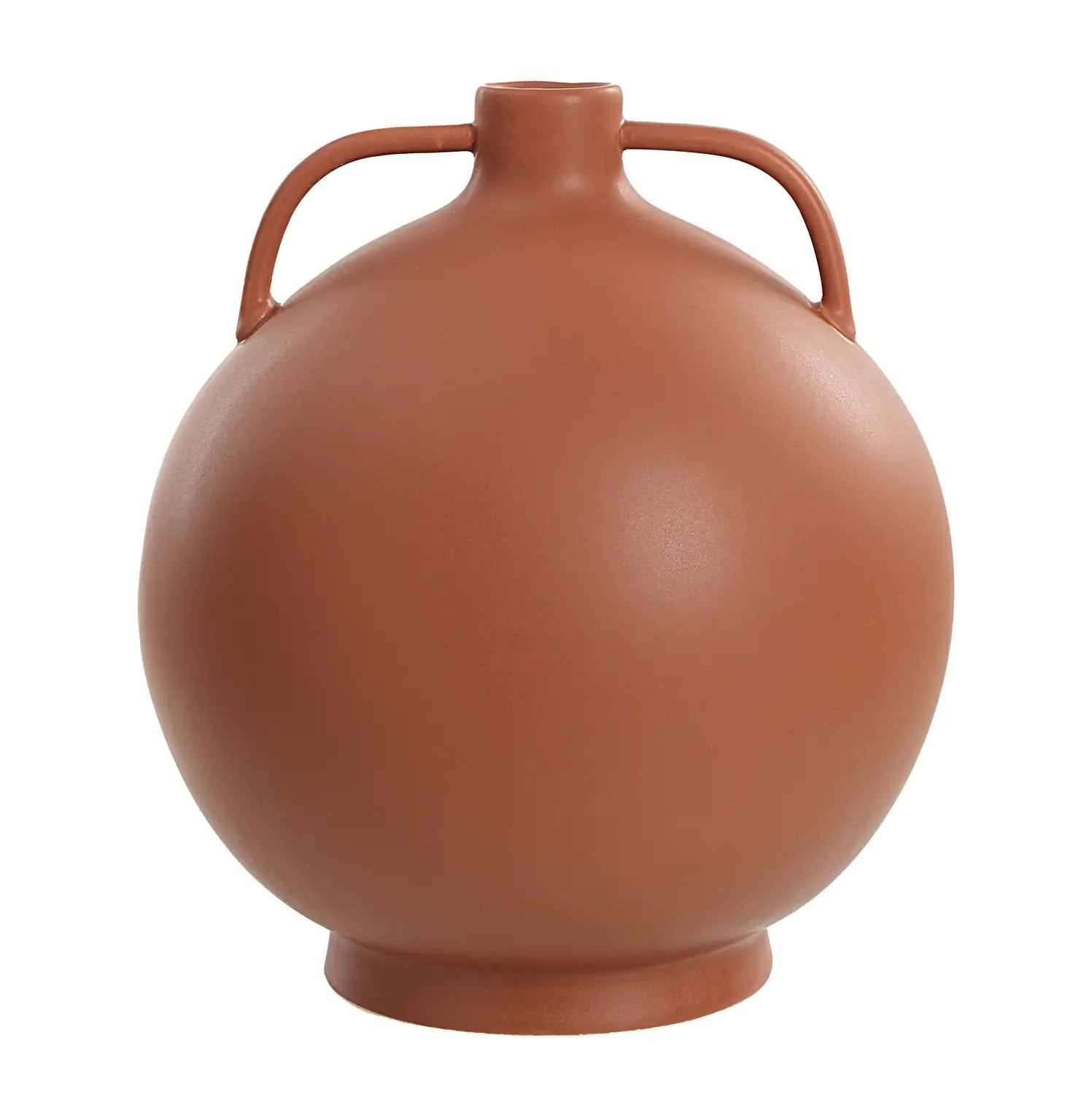 RENWIL DELPHI INDOOR CERAMIC VASE MATTE TERRACOTTA - Decorative Accents