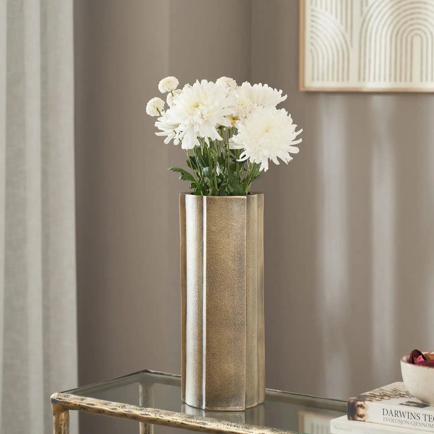 RENWIL INTERLUDE INDOOR VASE YELLOW - Decorative Accents
