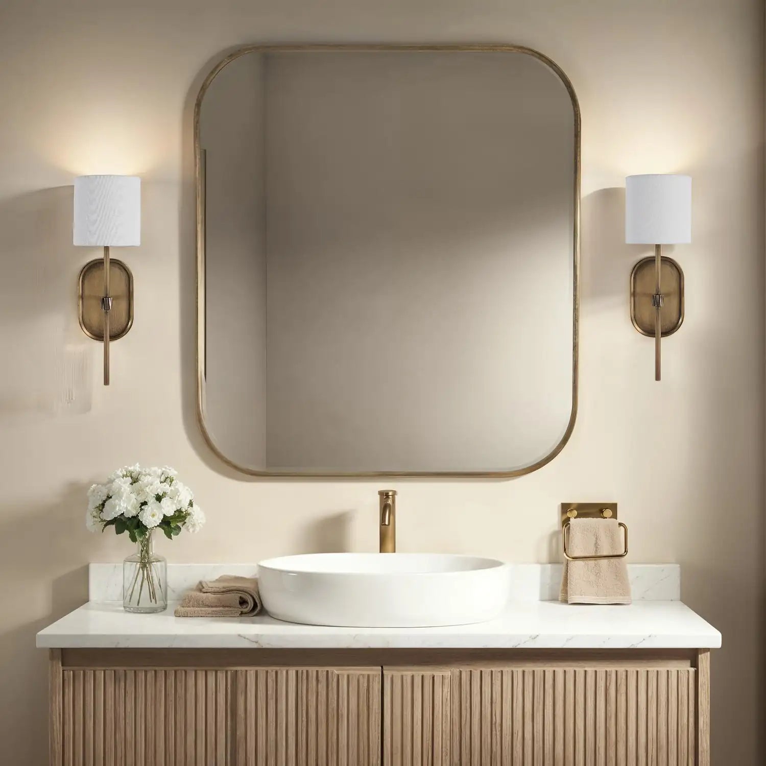 RENWIL, PEONIA WALL SCONCE, WALL SCONCES