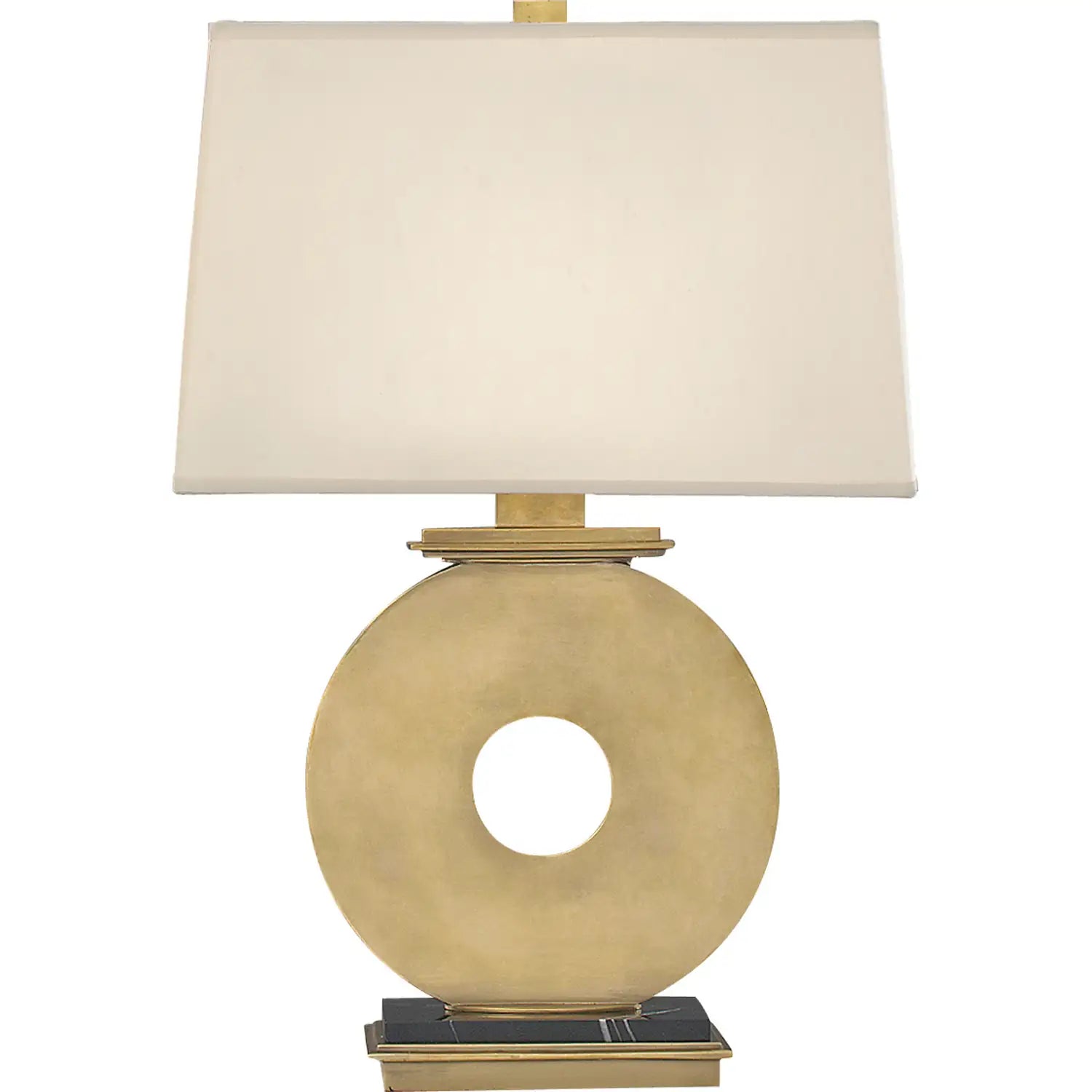 ROBERT ABBEY, TIC-TAC-TOE TABLE LAMP, DESK LAMPS
