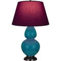 ROBERT ABBEY, DOUBLE GOURD TABLE LAMP, DESK LAMPS