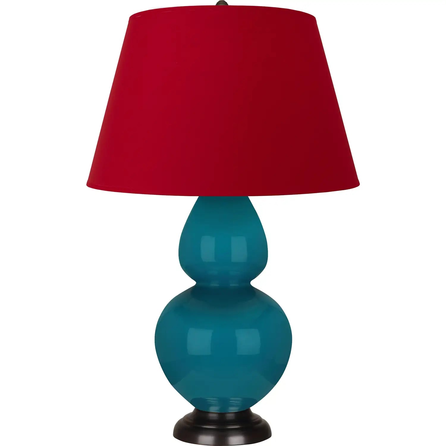 ROBERT ABBEY, DOUBLE GOURD TABLE LAMP, DESK LAMPS